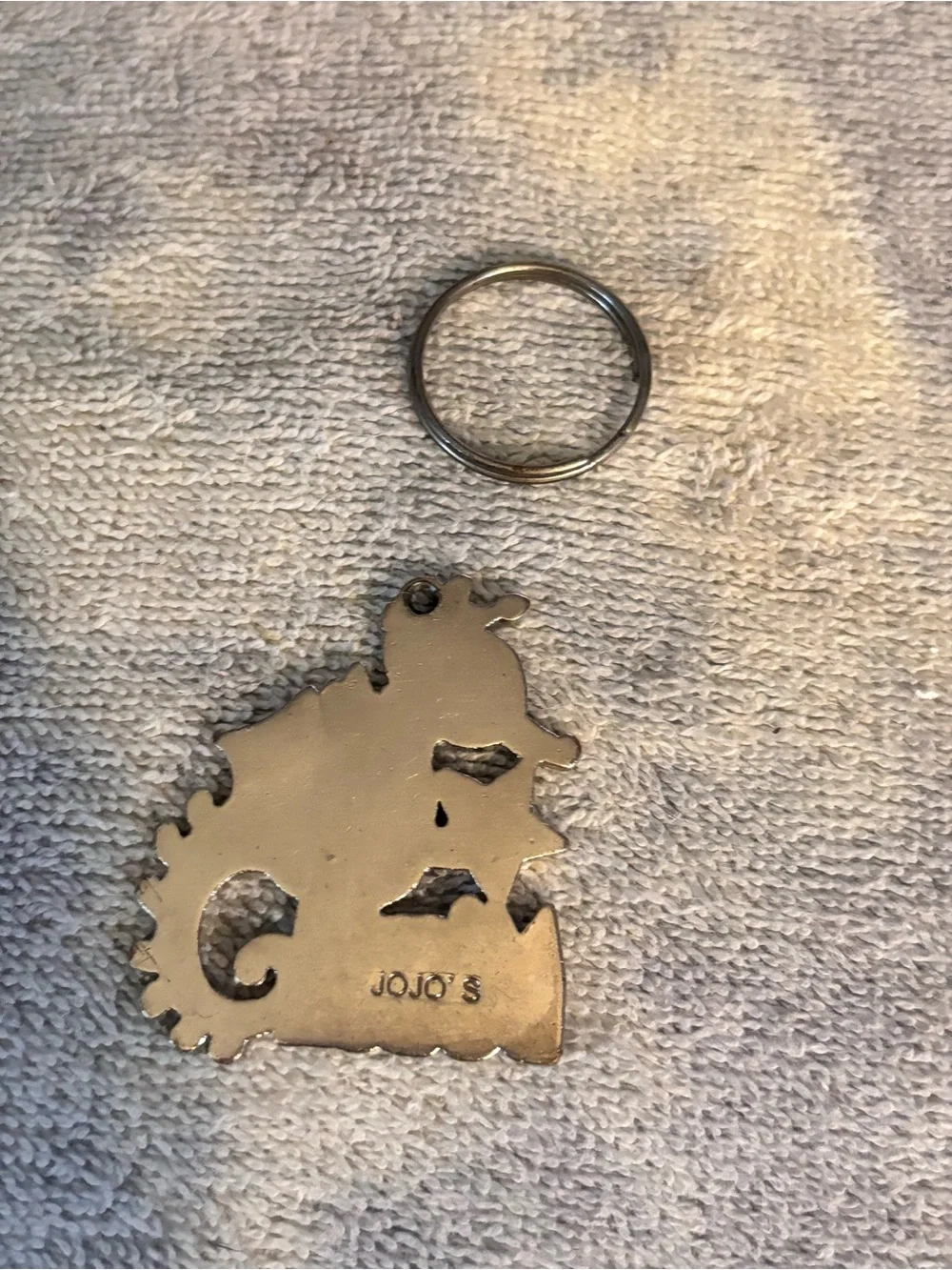 Miami Beach keychain with green seahorse and star design beachvibes